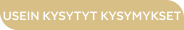 tavalliset kysymykset